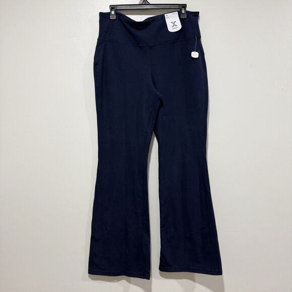 NWT Xersion Ever perform Bootcut Legging Quick Dri  Size XL Navy Blue Platoon - Picture 3 of 7